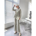 Women Knitted Sweatsuit 2 Pieces Outfits