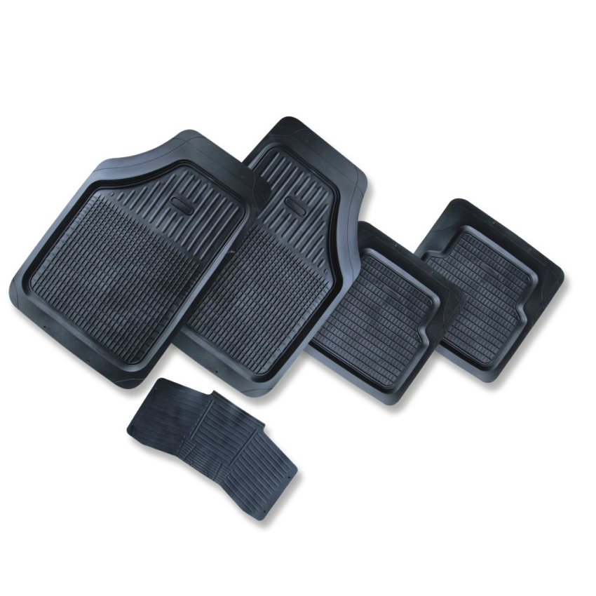 PVC Material Universal Black Color Car Mats