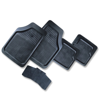 Black color full set pvc car mat