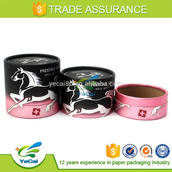 Factory price custom hand cream cardboard paper packaging tube