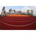 Keanjalan Tinggi Menyembur Pengadilan Polyurea Sukan Permukaan Lantai Athletic Running Track