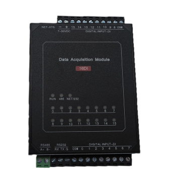 BOY-RTU-307G 16-Channel Digital Switch Inputs Module with Modbus RTU, RS485/RS232 Communication
