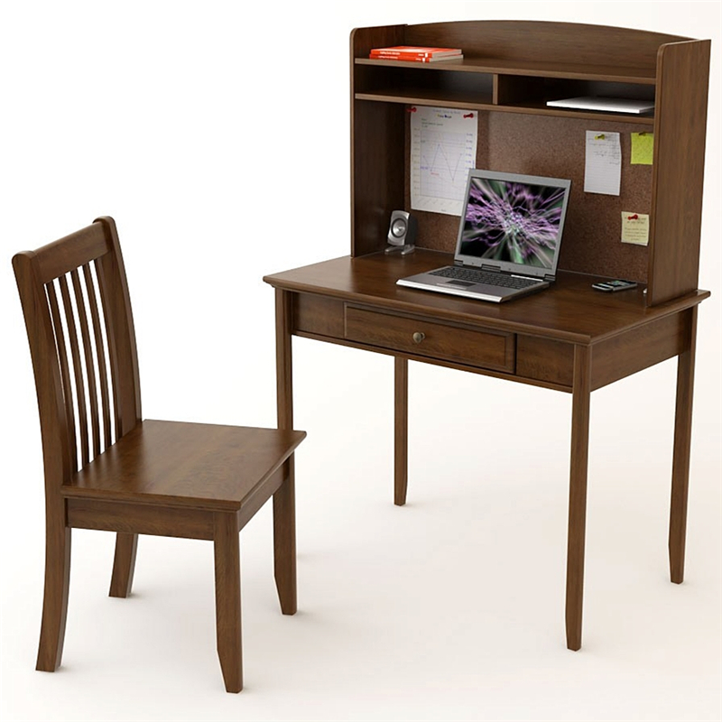 Set de oficina en casa de escritorio y silla modernos