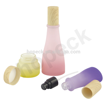 Fashion round shape cosmetic glass jar