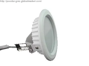 Aluminun heatsink &PC cover 4inch led ceiling downlight 12W 90-265V