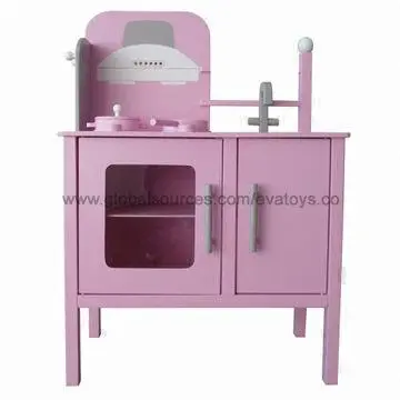 Hot pink Wooden Kitchen toy