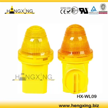 Hx-Wl09 Cone Light/LED Amber Warning Tower Lamp/Warning Lights/Single Battery Warning Light