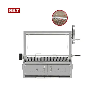 Outdoor Used BBQ Grill Japan Griddle Large Cooking Area Charcoal Grill