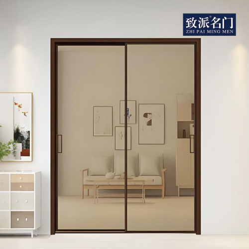 Modern kitchen and living room sliding door