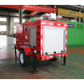 Pull-type mobile drainage pump truck