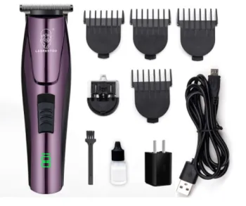 Ornate USB Rechargeable LCD Cordless Electric Hair Clippers for Men