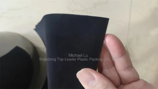 PVC/PS base film with velvet finish flocking sheet