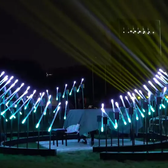 360 Degree Rotating Multi-Color Flashing LED Light Tube for Night Clubs and Stages