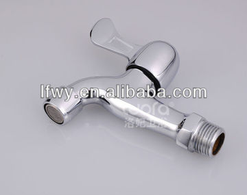 Brass single handle washing machine tap