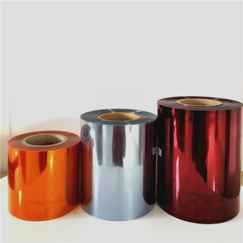 Colored clear PVC films for packing