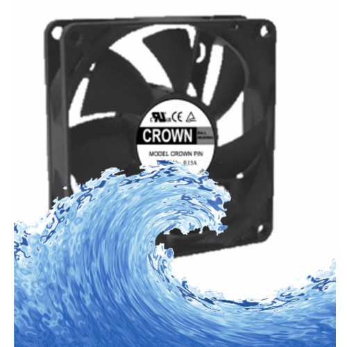 Hot Sale Crown 8025 Ventilador de enfriamiento