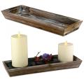 Natural Wooden Pillars Candle Holders