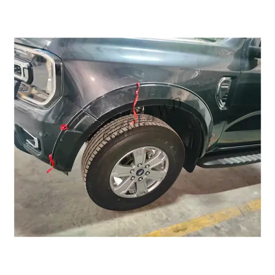 Modified Bright Black Fender Flare for New Ranger 2022 ABS - 4x4 Accessories