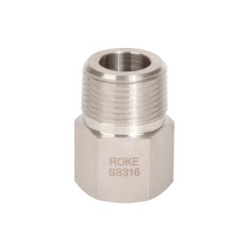 1.5 Inch Male NPT to 1.25 Inch Female BSPT Stainless Steel Threaded Adapters