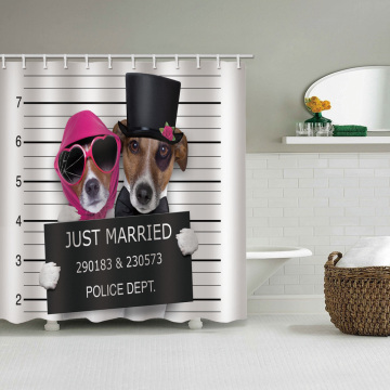 Hond waterdicht douchegordijn grappig dier badkamer Decor