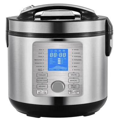 Electric Multi Gas Deluxe Kitchen Appliance: 1.5L Presto Pot & 5L Rice Cooker