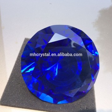 Blue diamond glass paper weightMH-9426