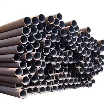 Q235/Q235B/Q345/Q345B/Q195 Black ERW Welded Carbon Round Steel Tube