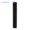 POM black plastic nylon screw