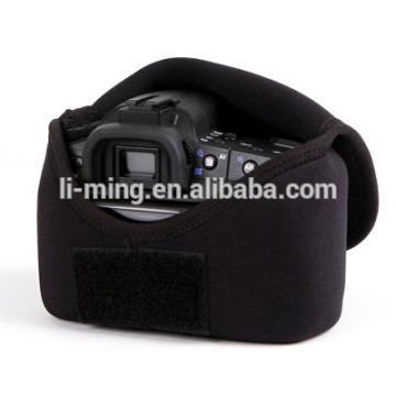 fashion cheap promotional neoprene camera bag with clip