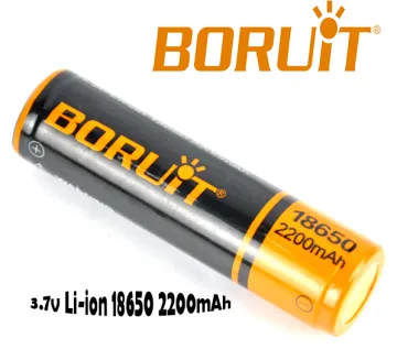 Boruit 3.7V Li-ion 18650 2200mAH Rechargeable Battery For 18650 Battery Manufacturers