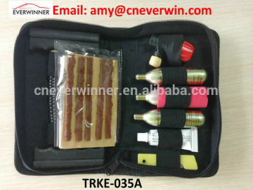 Good Quality Tire Repair Tool Kit in Black Zipper Bag 19PCS SET