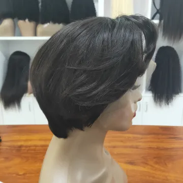 Pixie Cut Wigs Human Hair Lace Wigs ,13x4 Glueless Lace Front Brazilian Hair Wigs