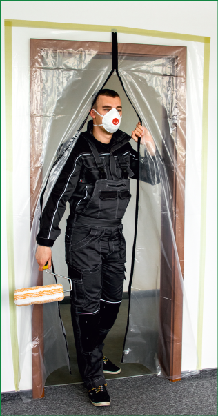 zipper film door anti dust film door