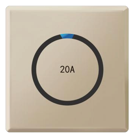 Square Ultra-dünn Reset-Knopfschalter mit LED-Anzeige