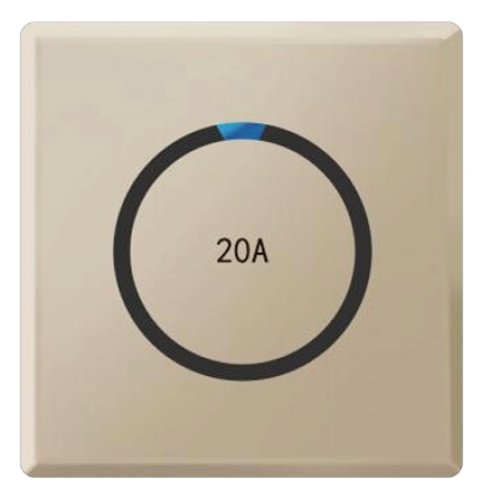 Square Ultra-dünn Reset-Knopfschalter mit LED-Anzeige