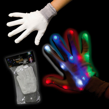 led flashing gloves