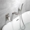 SHAMANDA BRACKED NICKEL Wall Mount Down Faucet Set