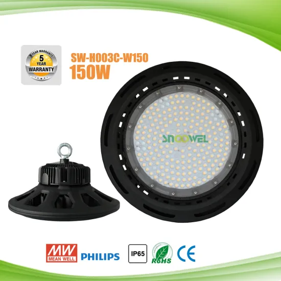 Super Bright high lumen long life UFO led high bay light with 5 years warranty