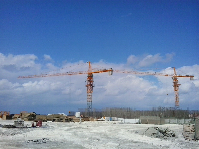 Maquinaria de levantamento bem conhecida Crane de torre de construção 10T