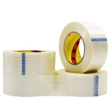 Transparent Bi-Directional Filament Strapping Tape - 6.7 Mil x 2 Inch x 30yds