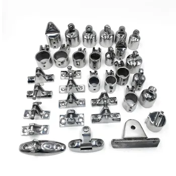 Mirror Polished AISI316 Stainless Steel Yacht Bimini Fittings & Boat Accessories