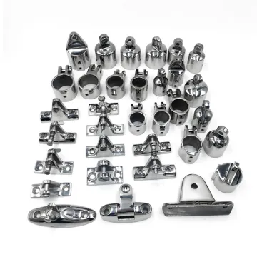 Mirror Polished AISI316 Stainless Steel Yacht Bimini Fittings & Boat Accessories