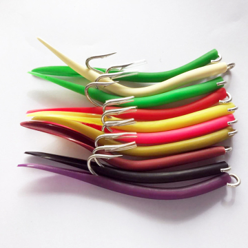 Mustad Fishing Hooks: Sea Fishing Lures for Cod, Eel, Mackerel - Rubber Hooks & Tube Lures