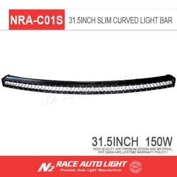 31.5'' Curved Slim Led Light 150w Bull Bar