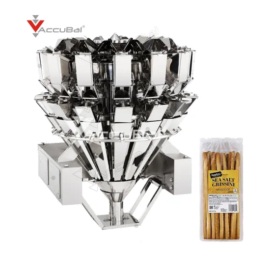 Automatic Weighing and Packing Machine for Biscuit Sticks and Chopsticks in Stand-Up Pouches