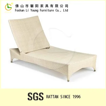 modern design head adjusted 2 years warranty outdoor plastic rattan beach lounger