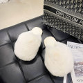 Women Faux Fur Slides House Slippers