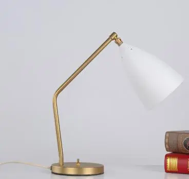 Home Living Room Iron White Reading Lamp