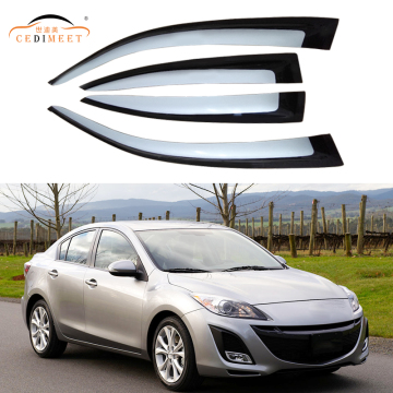 Mazda 3 سيدان 2010-2013 Car Rain Shield Sun Rain Deflector Guard Auto Auto Auto