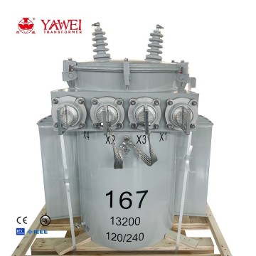 Transformator Pemasangan Tiang Fase Tunggal 167kVA